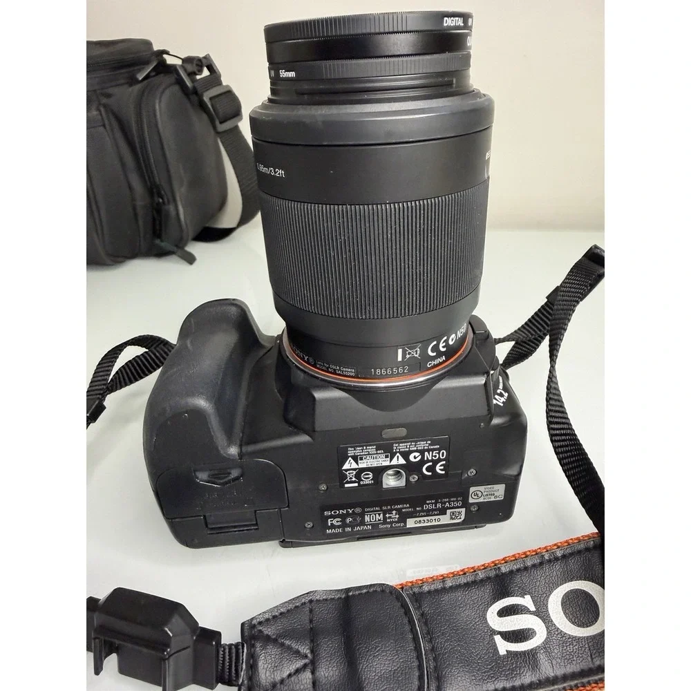 Sony α350 DSLR-A350 14.2 MP Camera Lens, Sony Battery Grip *See Info* Bundle